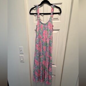 Lilly Pulitzer Loro Swing Midi Floral Dress